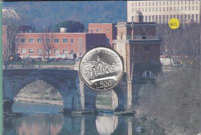 Beschrijving: 500 Lire PONTE MILVO ORIGINAL PACKING